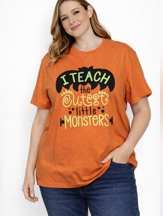 Unbranded Tops - Women's Unbranded Orange Short Sleeve Tee M